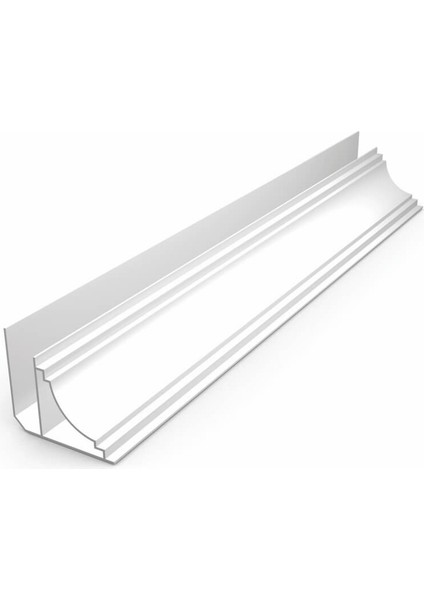 Sermimar Pvc Plastik Lambiri Aksesuarı Sarı Süslü Köşe Profili 1,5m x 2 Adet