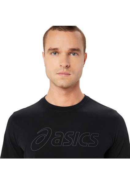 Asics Logo Ss Tee Erkek Siyah  2031E188-002