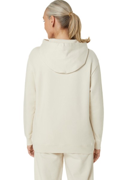 Asics Logo Oth Hoodie Kadın Bej Sweatshirt 2032C845-200