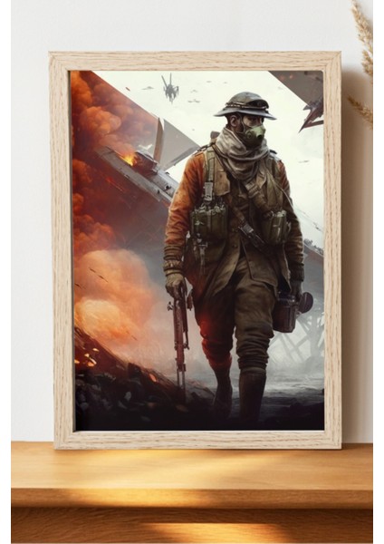 Battlefield Poster - Çerçevesiz Oyun Poster