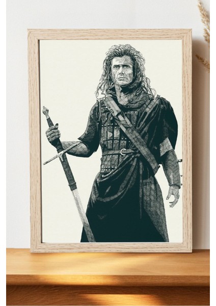 Braveheart Poster - Çerçevesiz Kalın Kağıt Tv Film Poster
