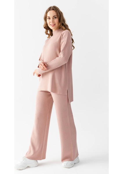 Oversize Fitilli Alt Üst Triko Takım 6308 fiyatları