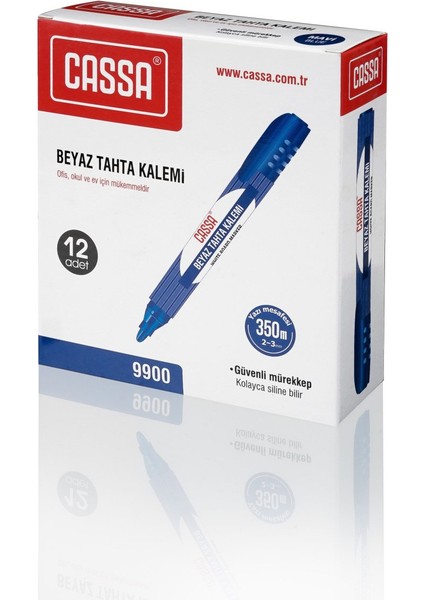 Beyaz Tahta Kalemi 1 Kutu 9900