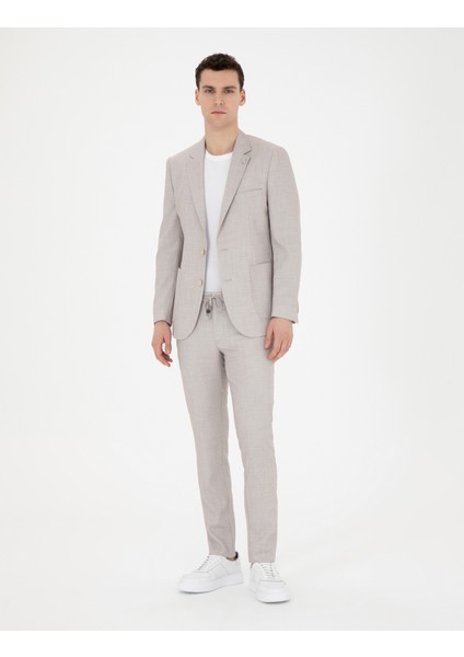 Erkek Bej Ex. Slim Fit Takım Elbise 50285298-VR011