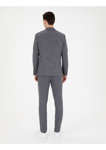 Erkek Lacivert Ex. Slim Fit Takım Elbise 50285298-VR033
