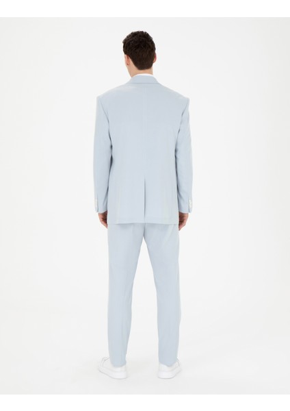 Erkek Açık Mavi Oversize Takım Elbise 50285315-VR003 indirimleri