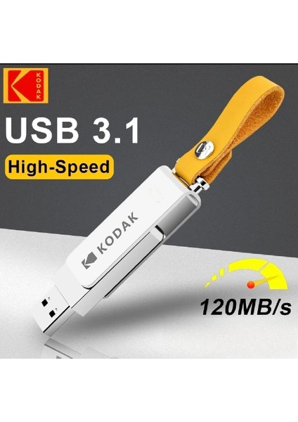 K133 Usb Flash Bellek 256Gb.Yüksek Hızlı 3.1 Usb Flash Bellek Dönüştürücü Hediye