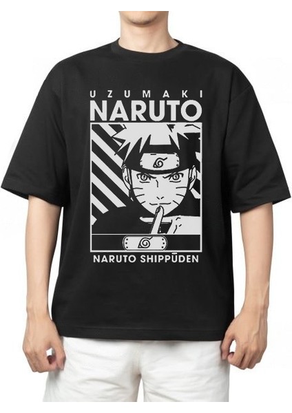 Naruto Uzumaki Baskılı Oversize Unisex T-Shirt