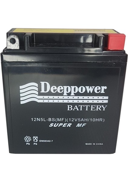 DP-12V / 5AH Dik Akü Deeppower