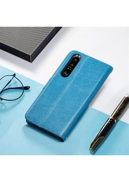 Sony Xperia 1 Iii Dört Yapraklı Yonca Zarif Iş Kısa Kayış Için Telefon Kılıfı (Yurt Dışından)