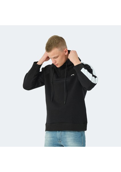 KLEMENT IN Erkek Slim Fit Sweatshirt Siyah indirimleri