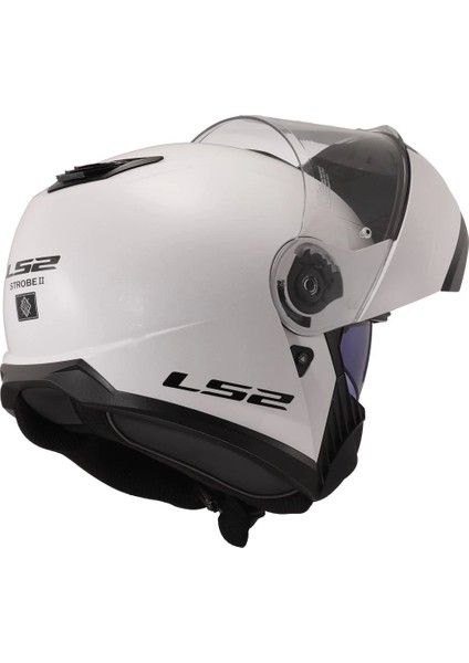 Strobe 2 Çene Açılır Beyaz Kask fırsatları