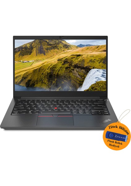 E14 Intel Core I7-1165G7 32 GB 1 Tb SSD 14' WIN11 Home 20TA0050TX ZI710 + Zitek 16 GB Flash Bellek