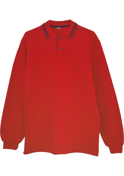 Erkek Standart Polo Yaka Uzun Kol Ihraç Fazlası T-Shirt modelleri