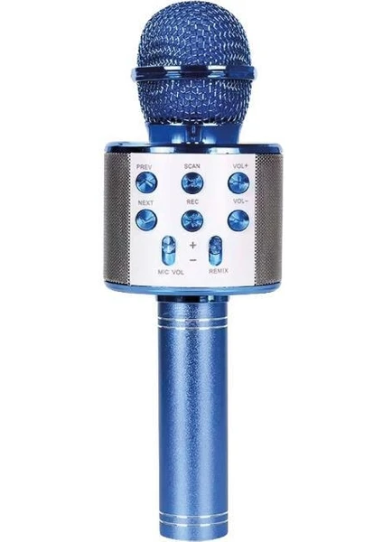 Bluetooth Karaoke Mikrofon Mavi MCF-10