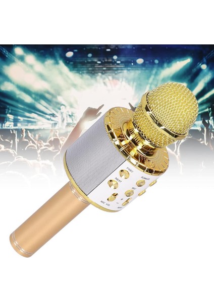 Bluetooth Karaoke Mikrofon Gold MCF-10