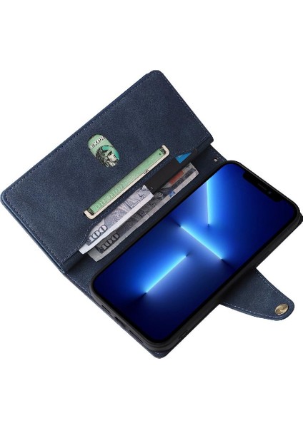 El Kayışı Fermuar Cüzdan Kapak ile iphone 13 Pro Kart Tutucu Için Kılıf (Yurt Dışından) fiyatları