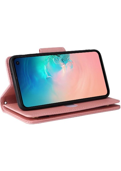 Samsung Galaxy S10E Fermuar Cüzdan Kapak Kart Tutucu El ile (Yurt Dışından) modelleri
