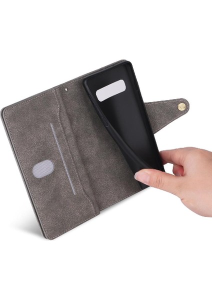 Samsung Galaxy S10 Kart Tutucu Fermuar Cüzdan Kapak El ile (Yurt Dışından) fiyatları