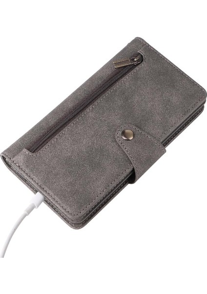 Samsung Galaxy S10 Kart Tutucu Fermuar Cüzdan Kapak El ile (Yurt Dışından) modelleri