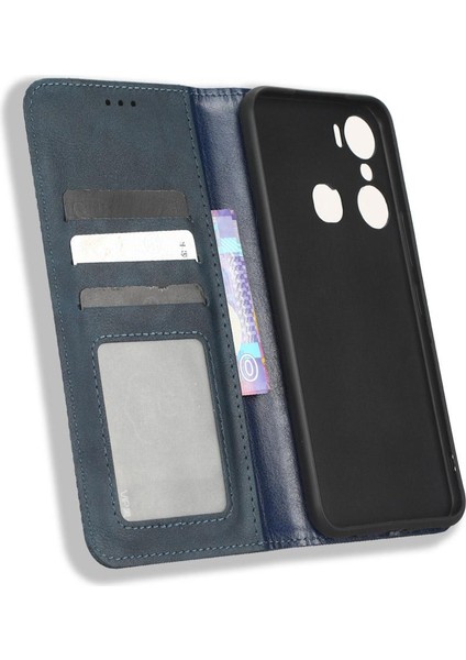 Infinix Sıcak 12 Pro Cüzdan Manyetik Kapatma Pu Deri Kılıf (Yurt Dışından)