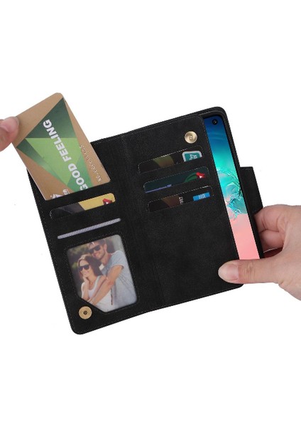 Samsung Galaxy S10E Fermuar Cüzdan Kapak Kart Tutucu El ile (Yurt Dışından) fırsatları