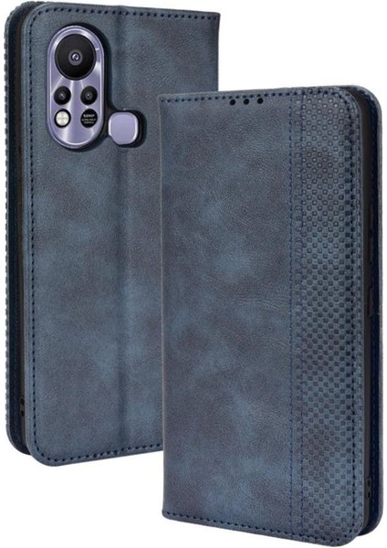 Infinix Sıcak 11S Cüzdan Manyetik Kapatma Pu Deri Kılıf (Yurt Dışından)