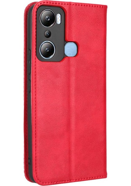 Infinix Sıcak 20I Pu Deri Manyetik Kapatma Cüzdan Için Kılıf (Yurt Dışından)