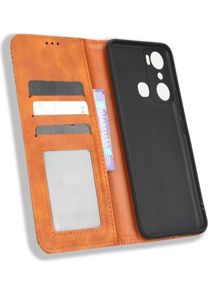 Infinix Sıcak 20I Pu Deri Manyetik Kapatma Cüzdan Için Kılıf (Yurt Dışından)