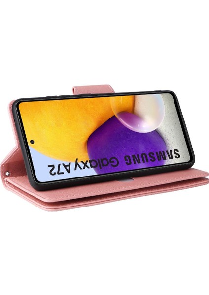 Samsung Galaxy A72 Için Kılıf Manyetik Deri Fermuar Cüzdan Kapak ile El (Yurt Dışından) fiyatları