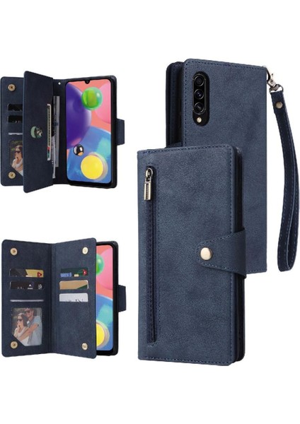 Samsung Galaxy A70/AHAND Kart Tutucu Fermuar Cüzdan Kapak Için Kılıf ile El (Yurt Dışından)