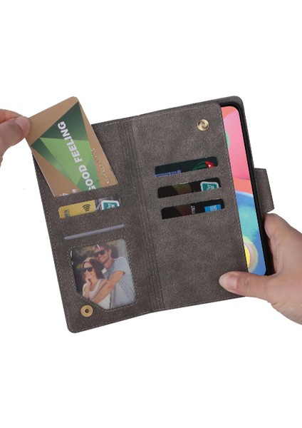 Samsung Galaxy A70/AHAND Kart Tutucu Fermuar Cüzdan Kapak Için Kılıf ile El (Yurt Dışından) indirimleri