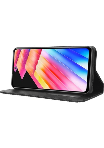 Infinix Sıcak 30 Oynamak Için Kılıf Manyetik Kapatma Cüzdan Pu Deri (Yurt Dışından)