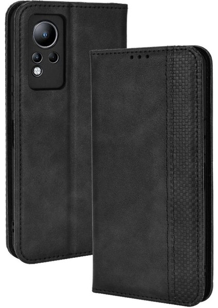 Infinix Not 11 Cüzdan Pu Deri Manyetik Kapatma Için Kılıf (Yurt Dışından)