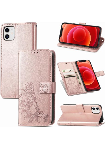 Iphone 12 Için Kılıf Mini Deri Kılıf Kapak Çevirin Zarif Iş Dört (Yurt Dışından)