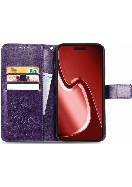 Iphone 15 Için Kılıf Pro Kısa Kayış Kapak Çevirin Zarif Iş Deri (Yurt Dışından)