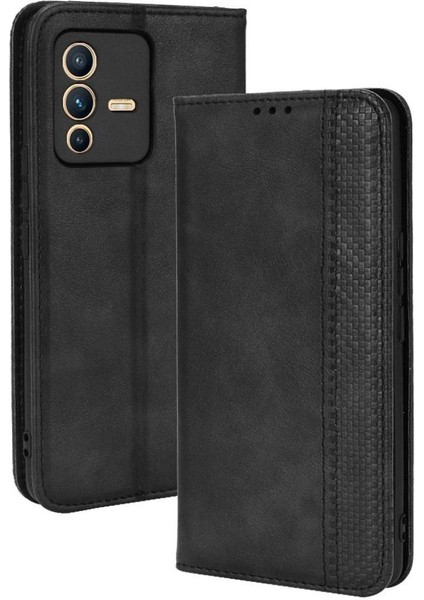 Vivo V23 5g Cüzdan Pu Deri Manyetik Kapatma Için Kılıf (Yurt Dışından)
