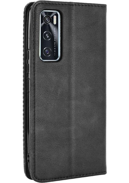 Vivo V20 Se Pu Deri Manyetik Kapatma Cüzdan Için Kılıf (Yurt Dışından) modelleri