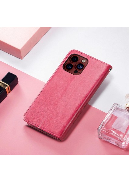 Iphone 15 Için Kılıf Pro Kısa Kayış Kapak Çevirin Zarif Iş Deri (Yurt Dışından)