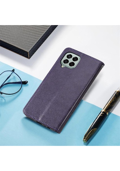 Samsung Galaxy M33 Kılıf Için Kılıf Zarif Iş Kapak Çevirin (Yurt Dışından)