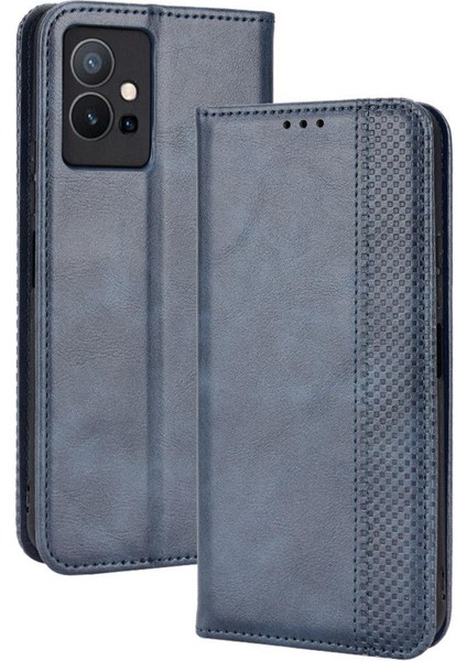 Vivo Y55 5g Pu Deri Cüzdan Manyetik Kapatma Için Kılıf (Yurt Dışından)