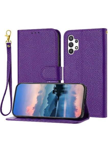 Samsung Galaxy A13 4g Flip Folio Pu Deri Kart Yuvaları Için Telefon Kılıfı (Yurt Dışından)