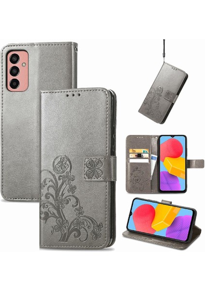 Samsung Galaxy M13 4g Flip Kapak Için Kılıf Zarif Iş Dört Yaprak (Yurt Dışından) indirimleri