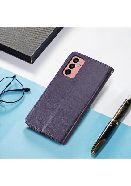 Samsung Galaxy M13 4g Flip Kapak Için Kılıf Zarif Iş Dört Yaprak (Yurt Dışından) fırsatları