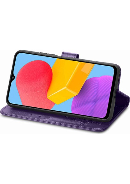 Samsung Galaxy M13 4g Flip Kapak Için Kılıf Zarif Iş Dört Yaprak (Yurt Dışından) indirimleri