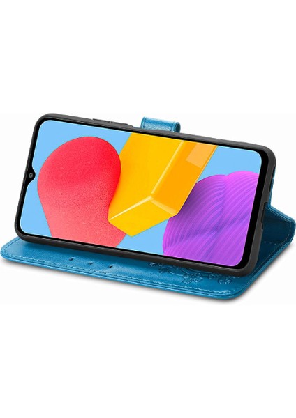 Samsung Galaxy M13 4g Flip Kapak Için Kılıf Zarif Iş Dört Yaprak (Yurt Dışından) fırsatları