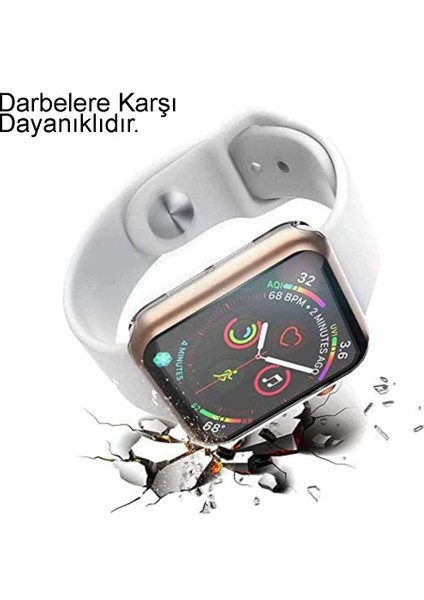 Apple Watch 42 mm Şeffaf Silikon Saat Koruma Kılıfı modelleri