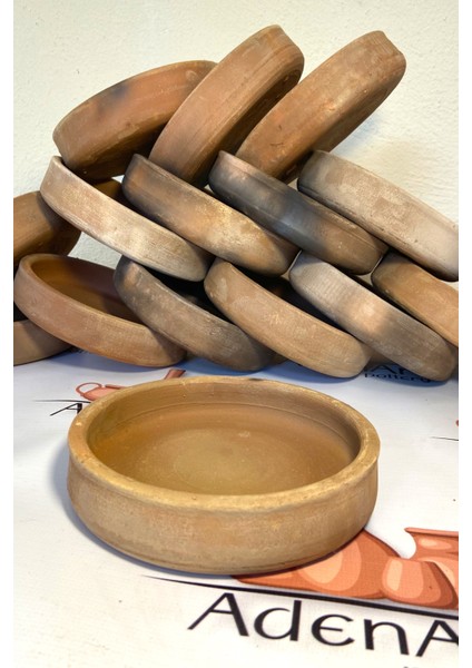 3'lü Toprak Güveç Pişirme Kabı 16 cm