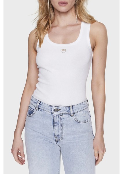 Pamuklu Slim Fit Yuvarlak Yaka Top Bayan Top 100807A0PUZ04