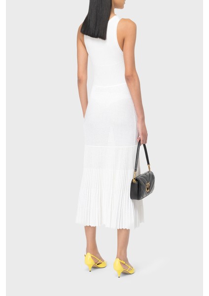 Slim Fit Yuvarlak Yaka Askılı Midi Elbise Bayan Elbise 102957A1N9Z04 fiyatları